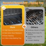 Electactic G41 Pro BBQ Grill,Heavy-Duty Stainless Steel Gas Grill, 4 Burner Gas Grill with Side Burner,42000 BTU Propane Grill for Outdoor Cooking,Barbecue,Garden and Patio Backyard - Image 5