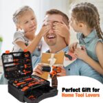 255-Piece Tool Set - Tool Kit with 12V Cordless Drill Driver, Toolbox Storage Case with Drawer, General Household Drill Set for DIY Projects, Home Repairs, Handyman - Image 10