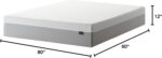 Zinus 12 Inch Green Tea Essential Memory Foam Mattress [New Version], Queen, Fiberglass Free, Medium Feel, Breathable Airflow Memory Foam, Certified Safe Foams & Fabric, Mattress in A Box - Image 3