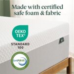 Zinus 12 Inch Green Tea Essential Memory Foam Mattress [New Version], Queen, Fiberglass Free, Medium Feel, Breathable Airflow Memory Foam, Certified Safe Foams & Fabric, Mattress in A Box - Image 4