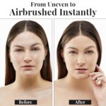 Jerome Alexander MagicMinerals AirBrush Foundation – 2 Piece Set with Airbrush Foundation and Kabuki Brush - Spray Makeup with Anti-aging Ingredients for Smooth Radiant Skin - Light Medium - Image 5