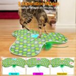umosis Interactive Cat Toys Rechargeable,Moving Concealed Feathers,Real Mouse Squeaky,Touch Activated Cat Kitten Toy Exercise Toys for Indoor Bored Adult Cats - Image 6