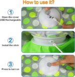 umosis Interactive Cat Toys Rechargeable,Moving Concealed Feathers,Real Mouse Squeaky,Touch Activated Cat Kitten Toy Exercise Toys for Indoor Bored Adult Cats - Image 8