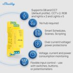 Shelly Pro RGBWW PM | Wi-Fi & LAN Smart Remote Control for RGBW Led Strips with Power Metering | Home Automation | No Hub | Compatible with Alexa & Google Home | iOS Android App | Dimming Control - Image 6