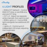 Shelly Pro RGBWW PM | Wi-Fi & LAN Smart Remote Control for RGBW Led Strips with Power Metering | Home Automation | No Hub | Compatible with Alexa & Google Home | iOS Android App | Dimming Control - Image 9