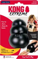 KONG Extreme Dog Toy - Fetch & Chew Toy - Treat-Filling Capabilities & Erratic Bounce for Extended Play Time Most Durable Natural Rubber Material - for Power Chewers - for Large Dogs - Image 10