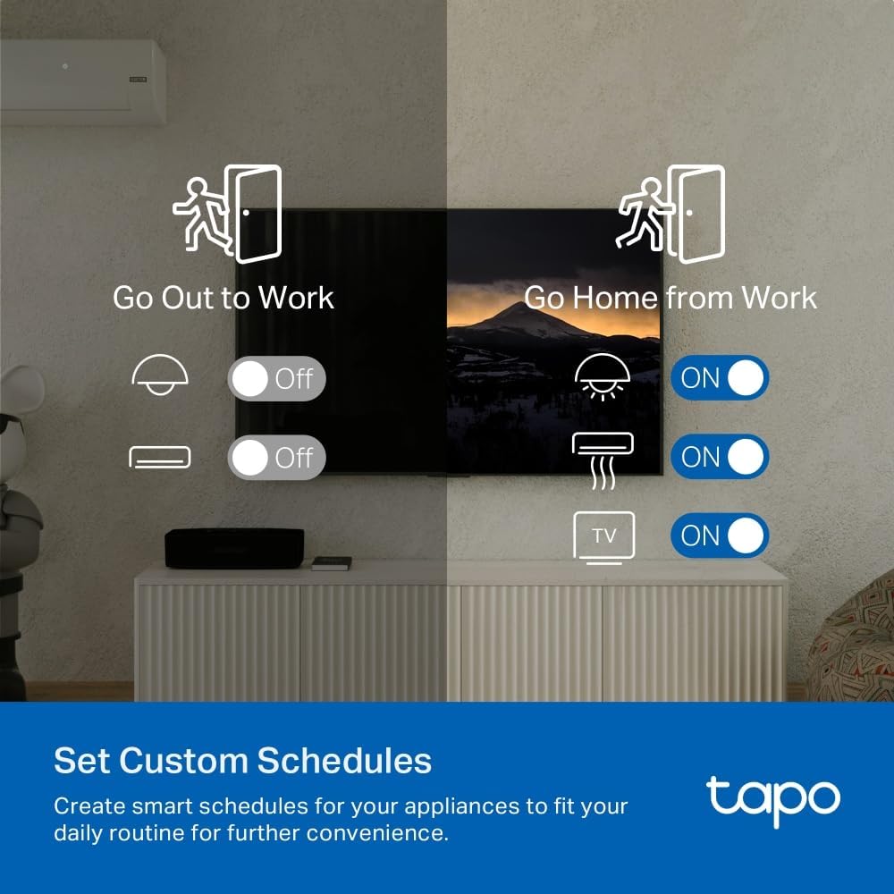 Tapo Smart IR & IoT Hub with Chime - Universal Remote for TVs, ACS, & 18+ Device Types, Matter-Certified, Supports 8,000+ Infrared Brands, Voice & App Control, Custom Schedules & Automations, H110 - Image 6