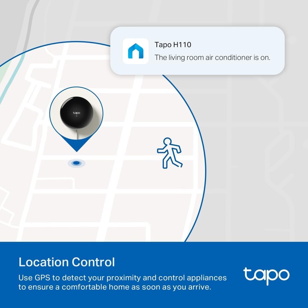 Tapo Smart IR & IoT Hub with Chime - Universal Remote for TVs, ACS, & 18+ Device Types, Matter-Certified, Supports 8,000+ Infrared Brands, Voice & App Control, Custom Schedules & Automations, H110 - Image 7