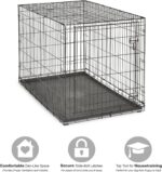 Midwest Homes for Pets 48-Inch New World Crate for Extra-Large Breeds, 90-110 lbs, Single Door Folding Dog Crate, Leak-Proof Tray & Secure Latch, Portable, Durable & Easy to Assemble - Image 4