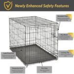 Midwest Homes for Pets 48-Inch New World Crate for Extra-Large Breeds, 90-110 lbs, Single Door Folding Dog Crate, Leak-Proof Tray & Secure Latch, Portable, Durable & Easy to Assemble - Image 5