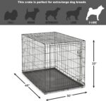 Midwest Homes for Pets 48-Inch New World Crate for Extra-Large Breeds, 90-110 lbs, Single Door Folding Dog Crate, Leak-Proof Tray & Secure Latch, Portable, Durable & Easy to Assemble - Image 8