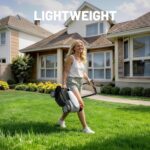 Litheli 14 Inch Cordless Lawn Mower, 5.0Ah Battery Powered Push Mower with Brushless Motor, Quiet & No Maintenance, Lightweight Grass Cutter for Small to Mid-Sized Yards - Image 9