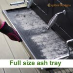 Captiva Designs Extra Large Charcoal BBQ Grill with Oversize Cooking Area(794 SQIN), Outdoor Cooking Grill with 2 Individual Lifting Charcoal Trays and 2 Foldable Side Tables - Image 5