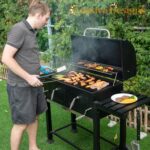 Captiva Designs Extra Large Charcoal BBQ Grill with Oversize Cooking Area(794 SQIN), Outdoor Cooking Grill with 2 Individual Lifting Charcoal Trays and 2 Foldable Side Tables - Image 9