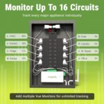 Emporia Vue 3 Home Energy Monitor - Smart Home Automation Module and Real Time Electricity Usage Monitor, Power Consumption Meter, Solar and Net Metering for UL Certified Safe Energy Monitoring - Image 5