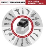 aikeec Battery Adapter Compatible with De-Walt to Compatible with Milwaukee,18 20V Lithium Battery Converter for 18 V Cordless Power Tool (Tool only) - Image 6