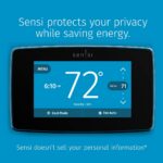 Sensi Touch Smart Thermostat by Emerson with Touchscreen Color Display, Programmable, Wi-Fi, Mobile App, Easy DIY, Data Privacy, Works with Alexa, Energy Star Certified, ST75 - Black, C-Wire Required - Image 3