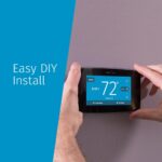 Sensi Touch Smart Thermostat by Emerson with Touchscreen Color Display, Programmable, Wi-Fi, Mobile App, Easy DIY, Data Privacy, Works with Alexa, Energy Star Certified, ST75 - Black, C-Wire Required - Image 5