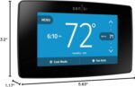 Sensi Touch Smart Thermostat by Emerson with Touchscreen Color Display, Programmable, Wi-Fi, Mobile App, Easy DIY, Data Privacy, Works with Alexa, Energy Star Certified, ST75 - Black, C-Wire Required - Image 13
