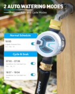 RAINPOINT WiFi Water Timer, Sprinkler Timer for Garden Hose, Smart Automatic Irrigation System with Brass Inlet for Yard, Lawn, APP Remote Control via 2.4Ghz WiFi and Bluetooth - Image 8