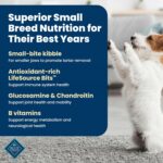 Blue Buffalo Life Protection Formula Chicken & Brown Rice Small Breed Senior Dry Dog Food, Supports Immunity With Antioxidant-Rich LifeSource Bits, Promotes Healthy Muscles, Skin & Coat Health, 5 lbs. - Image 4
