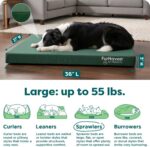 Furhaven Water-Resistant Orthopedic Dog Bed for Large/Medium Dogs w/ Removable Washable Cover, For Dogs Up to 55 lbs - Indoor/Outdoor Logo Print Oxford Polycanvas Mattress - Forest, Large - Image 4