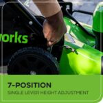 Greenworks 40V 21" Self-Propelled Cordless Lawn Mower – Brushless Motor, 5.0Ah Battery & Charger(75+ Tool Compatible) - Image 7