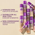 Covergirl Simply Ageless Skin Perfector Essence Foundation, 30 Light-Medium,Tinted Skincare Makeup Hybrid, Sheer Tint, Radiant Finish, Glowy Finish, Vegan Formula, 1.0oz - Image 10