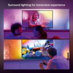 Philips Hue Play Gradient 65" Smart TV Light Strip, Flowing Color-Changing LED Strip Lights, Multicolor TV Backlight Sync with Music and Gaming, Requires Bridge & Sync Box, Control with App and Voice - Image 7