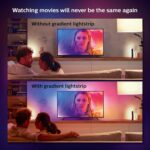 Philips Hue Play Gradient 65" Smart TV Light Strip, Flowing Color-Changing LED Strip Lights, Multicolor TV Backlight Sync with Music and Gaming, Requires Bridge & Sync Box, Control with App and Voice - Image 10