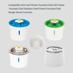 6 Pack Cat Water Fountain Filters for Catit, Triple Action Replacement Filters for Catit Flower Fountain and Catit Stainless Steel Fountain - Image 3