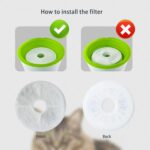 6 Pack Cat Water Fountain Filters for Catit, Triple Action Replacement Filters for Catit Flower Fountain and Catit Stainless Steel Fountain - Image 6