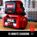 SKIL PWR CORE 40 Brushless 40V 20-Inch Push Mower Kit, Includes 6.0Ah Battery and 150W Charger - PM4910-15 - Image 7