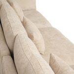 Could Couch Modular Sectional Sofa with Ottoman,Down Filled 120inch V Shaped Couch,Convertible Sofa Bed Living Room Set,6 Seat Sleeper Couched Bed, Cover Washable and Replaceable - Image 8