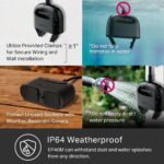 Kasa Matter Smart Outdoor Plug, Dual Outlet, IP64 Weather Resistance, Works with Apple HomeKit, Amazon Alexa, Google Home, SmartThings, 15A/1800W Max, ETL Certified, 2.4G Wi-Fi Only, EP40M - Image 6