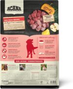 ACANA Grain Free Dry Dog Food Red Meat Recipe 4.5lb Bag - Image 3