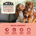 ACANA Grain Free Dry Dog Food Red Meat Recipe 4.5lb Bag - Image 4