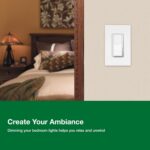 Lutron Diva LED+ Dimmer Light Switch for Dimmable LED, 150 Watt, Single-Pole or 3-Way, DVCL-153P-WH, White - Image 6