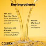 COSRX Snail Mucin 96% Repairing Serum, Hydrating Serum for Face with Snail Secretion Filtrate for Dull Skin & Fine Lines, 100ml, Korean Skin Care - Image 5