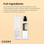 COSRX Snail Mucin 96% Repairing Serum, Hydrating Serum for Face with Snail Secretion Filtrate for Dull Skin & Fine Lines, 100ml, Korean Skin Care - Image 9