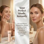 for Women, Color Changing Foundation, Hyaluronic Acid & Vitamin E, Creates Flawless Skin, Perfectly Blends with Your Complexion, SPF50, 30 ML - Image 7