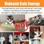 21 Pcs Cat Toys for Indoor Cats Collapsible Cat Tunnel Interactive Feather Teaser Wand Ball Toy for Kitten Cats - Image 8