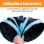 21 Pcs Cat Toys for Indoor Cats Collapsible Cat Tunnel Interactive Feather Teaser Wand Ball Toy for Kitten Cats - Image 9