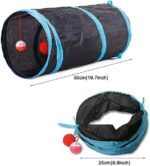 21 Pcs Cat Toys for Indoor Cats Collapsible Cat Tunnel Interactive Feather Teaser Wand Ball Toy for Kitten Cats - Image 10