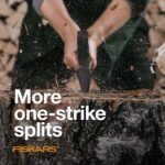 Fiskars 36" Super Splitting Axe, Wood Splitter for Medium to Large Size Logs, with Shock-Absorbing FiberComp Handle, Lawn and Garden Tool, 6 pounds, Black - Image 6