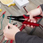 WGGE WG-015 Professional 8-inch Wire Stripper/Crimping Tool, Cable Cutter/Crimper, Wiring and Multi-Function Hand Tool, Red With Black - Image 6
