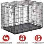 MidWest Homes for Pets Ultima Pro Heavy-Duty 36-Inch Dog Crate, Ultra-Strong Steel Double Door Pet Cage for Medium to Large Breeds, Accessories Included - Image 3