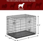 MidWest Homes for Pets Ultima Pro Heavy-Duty 36-Inch Dog Crate, Ultra-Strong Steel Double Door Pet Cage for Medium to Large Breeds, Accessories Included - Image 5