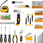 DEKOPRO Tool Set：Tool Kit with 8V Cordless Drill,Tool Box with Drill,Hand Drill Set for Men & Women,Home Tool Kits for House Repair,Handyman,DIY 126 Piece - Image 4