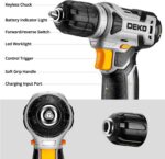 DEKOPRO Tool Set：Tool Kit with 8V Cordless Drill,Tool Box with Drill,Hand Drill Set for Men & Women,Home Tool Kits for House Repair,Handyman,DIY 126 Piece - Image 5